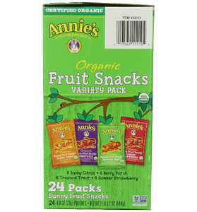 Annie's Homegrown Organic Bunny Fruit Snacks