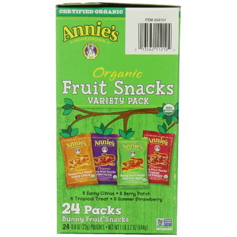 Annie's Homegrown Organic Bunny Fruit Snacks