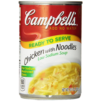 Campbell's Low Sodium Chicken with Noodles Soup