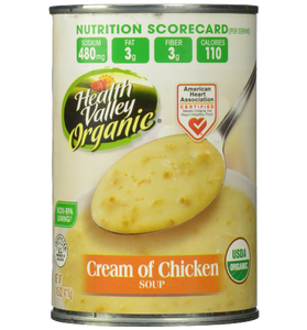 Health Valley Organic Soup, Cream of Chicken
