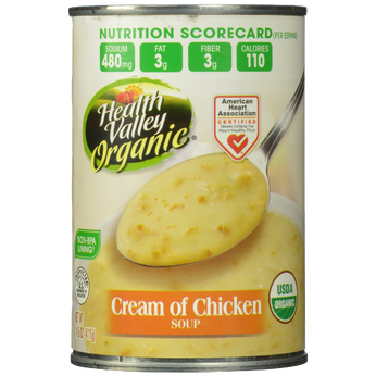 Health Valley Organic Soup, Cream of Chicken