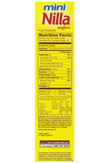 Nabisco Mini Nilla Wafers
