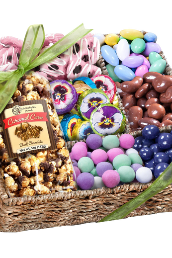 Spring Chocolate, Sweets, and Treats Gift Basket